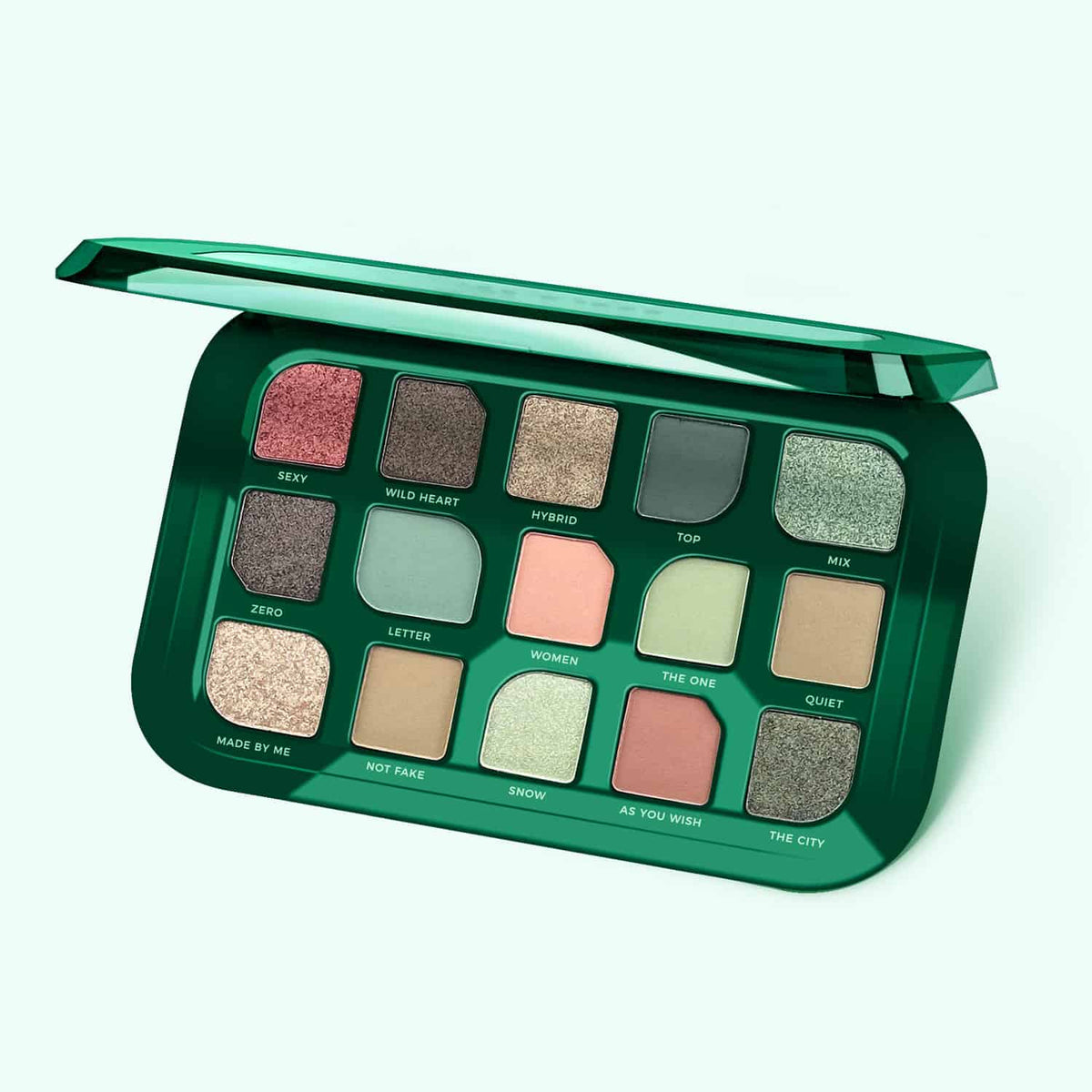 Paleta de Sombras Jade Glow - 15 Tonos