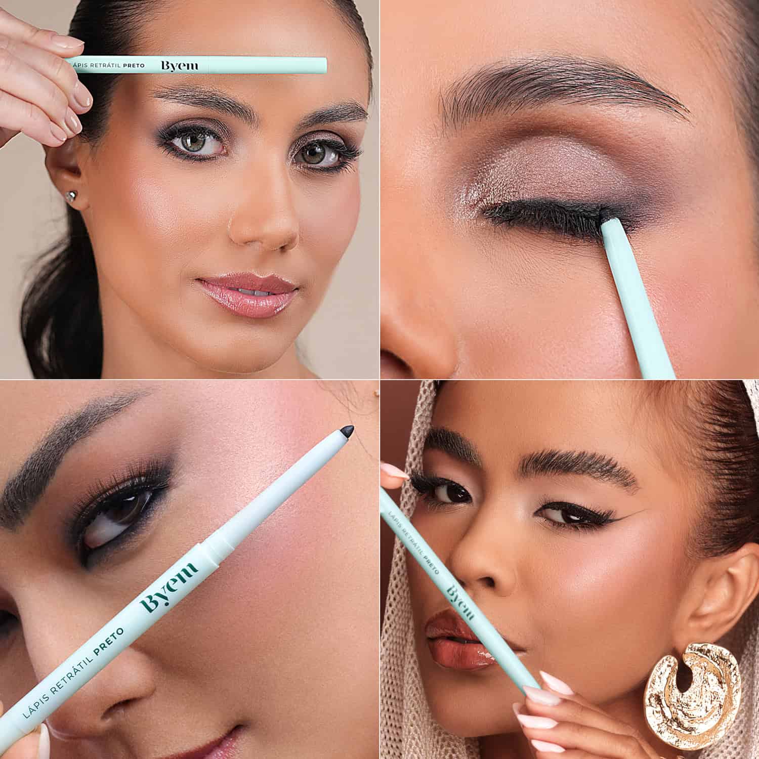 Lápiz Retráctil Eye Pencil Negro